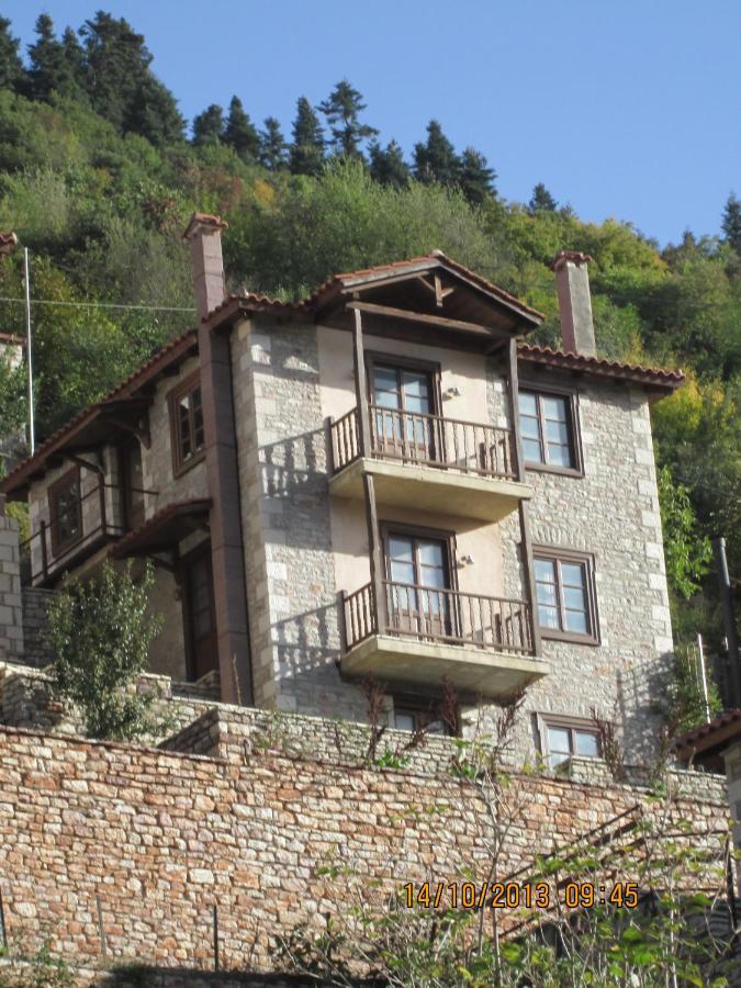 Villa Korfes-Κορφές Τριώροφη Βίλα Για Οικογένειες Και Παρέες Karpenísion Eksteriør bilde